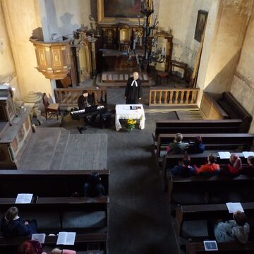 Bohoslužba v Dolním Žlebu, 9.10.2021